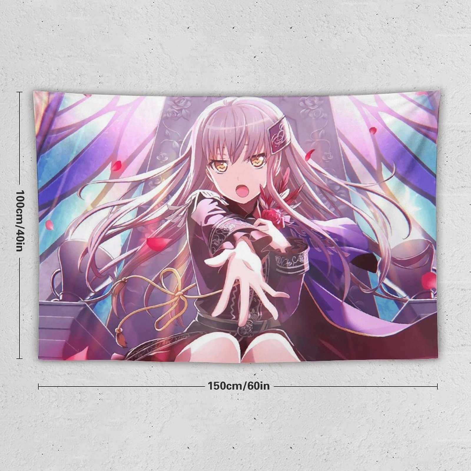 Amazon.co.jp: バンドリ！湊 友希那 タペストリー かわいいアニメ柄 壁